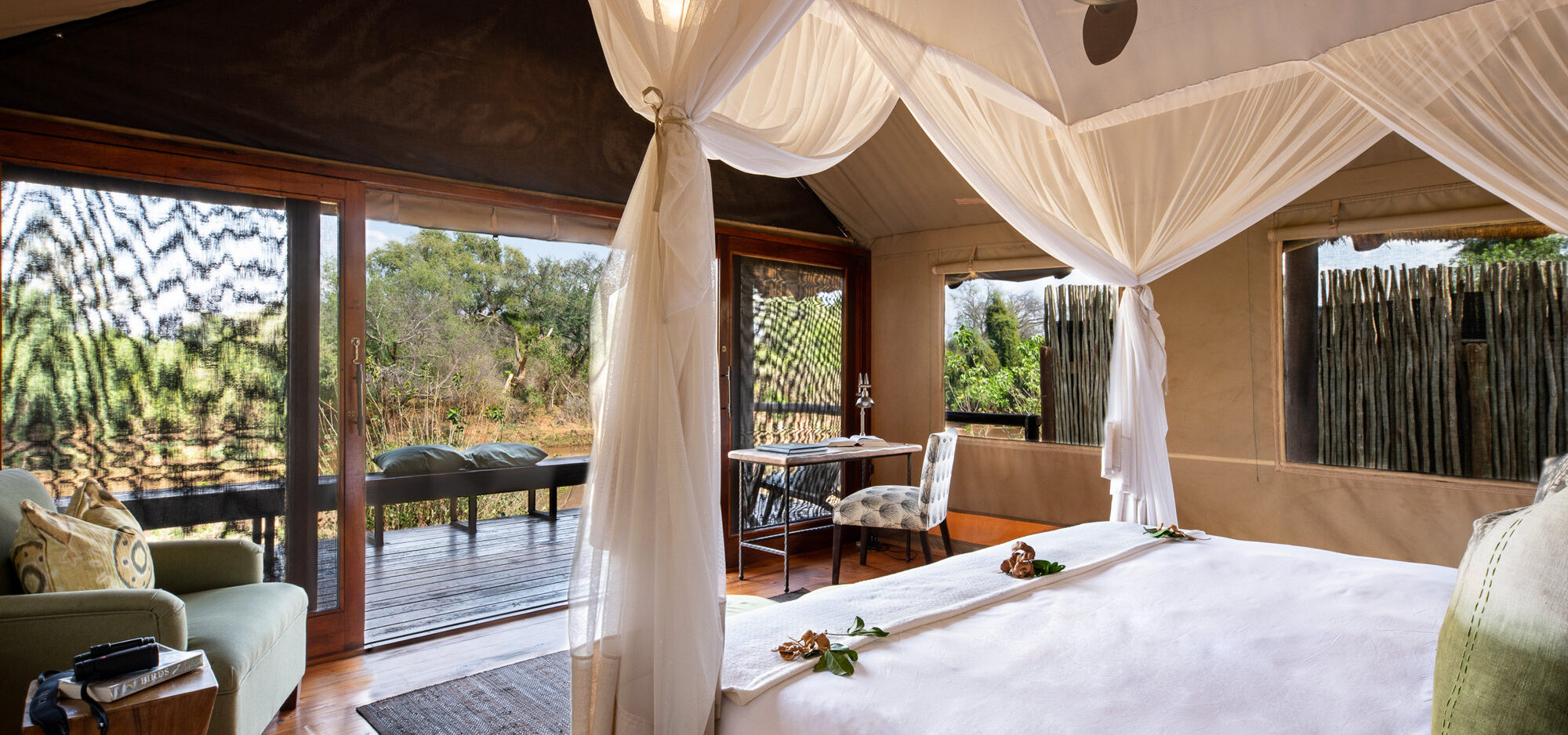 Pafuri Camp Riverview Tent Top Banner
