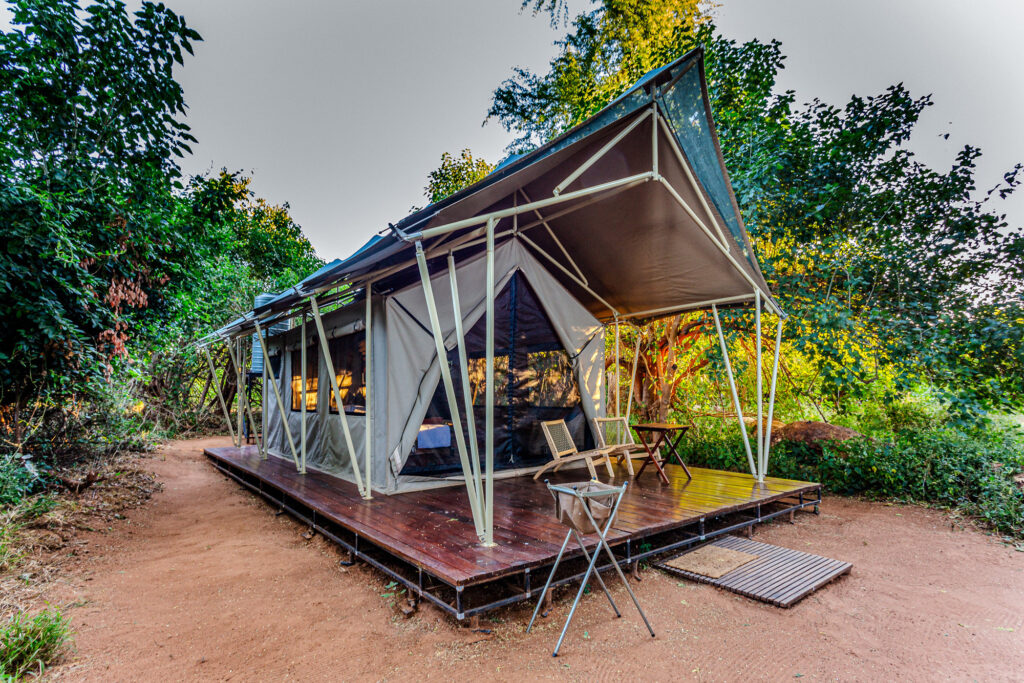 Hutwini Walking Camp Tent 4 | RETURN Africa | Hutwini Walking Camp Tent