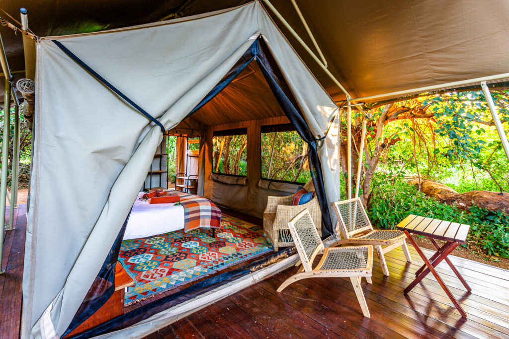 Hutwini Walking Camp Tent 5 | RETURN Africa | Hutwini Walking Camp Tent
