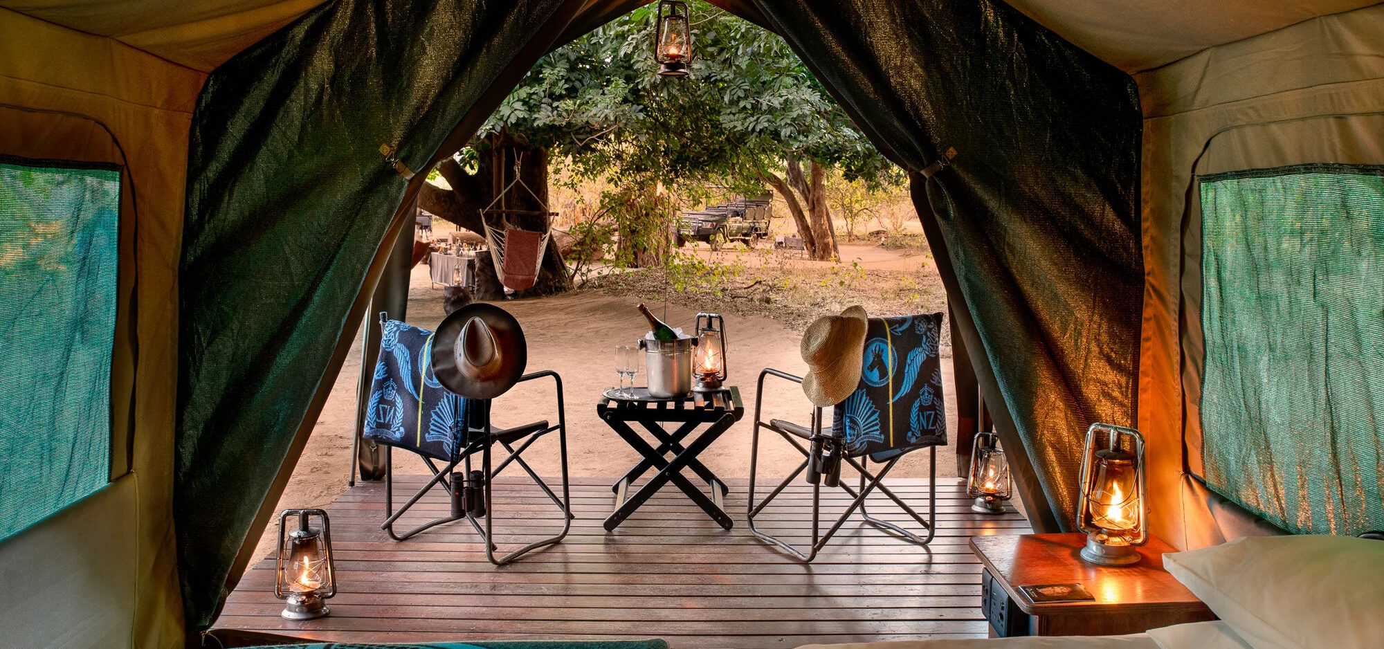 Nkula Walking Camp Tent Top Banner