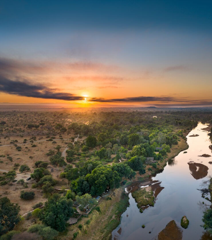 The Luvuvhu River winding past Pafuri Camp, Makuleke Concession, far northern Kruger National Park