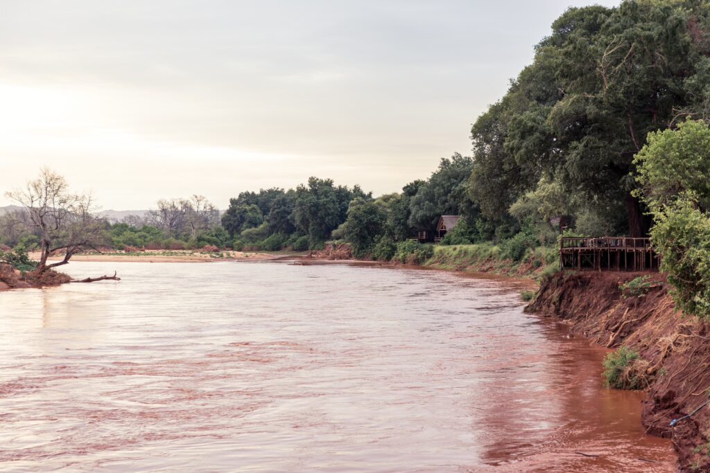 CEO UPDATE: PAFURI COLLECTION - A SECOND FLOOD, DFFE APPROVAL, AND THE PATH FORWARD 6 | RETURN Africa The Luvuvhu River in front of Pafuri Camp, RAMSAR wetlands, Makuleke Contract National Park