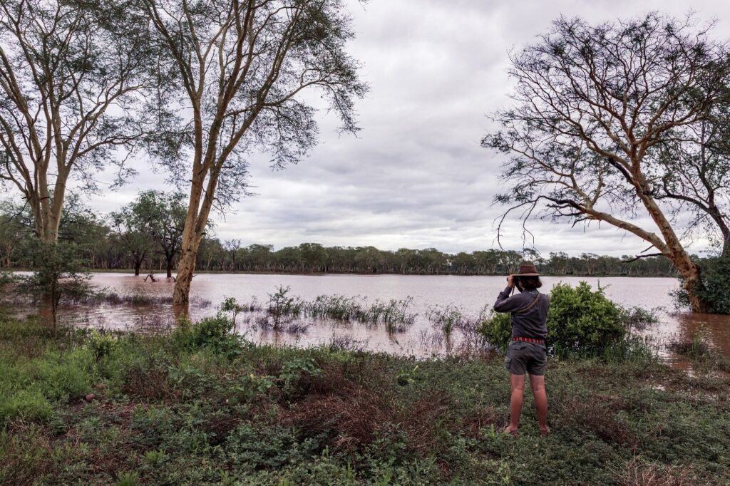 RETURN Africa walking safari guide tracking wildlife in Pafuri, Makuleke Contract National Park